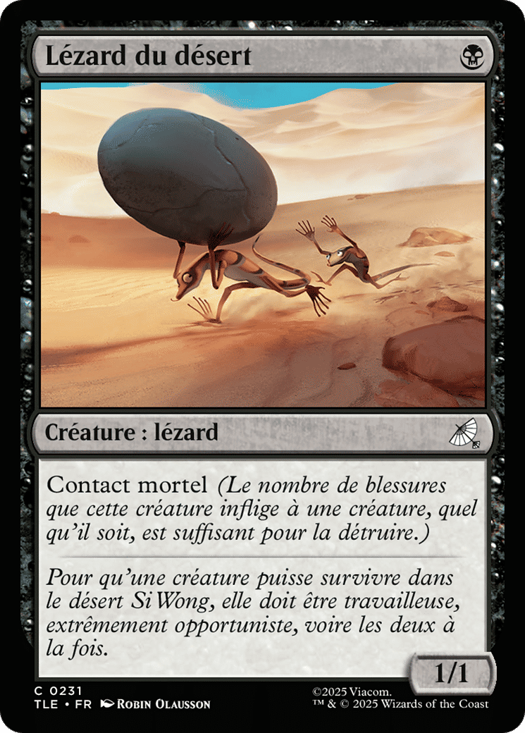 Lézard du désert — Avatar: The Last Airbender Eternal — Magic: The Gathering