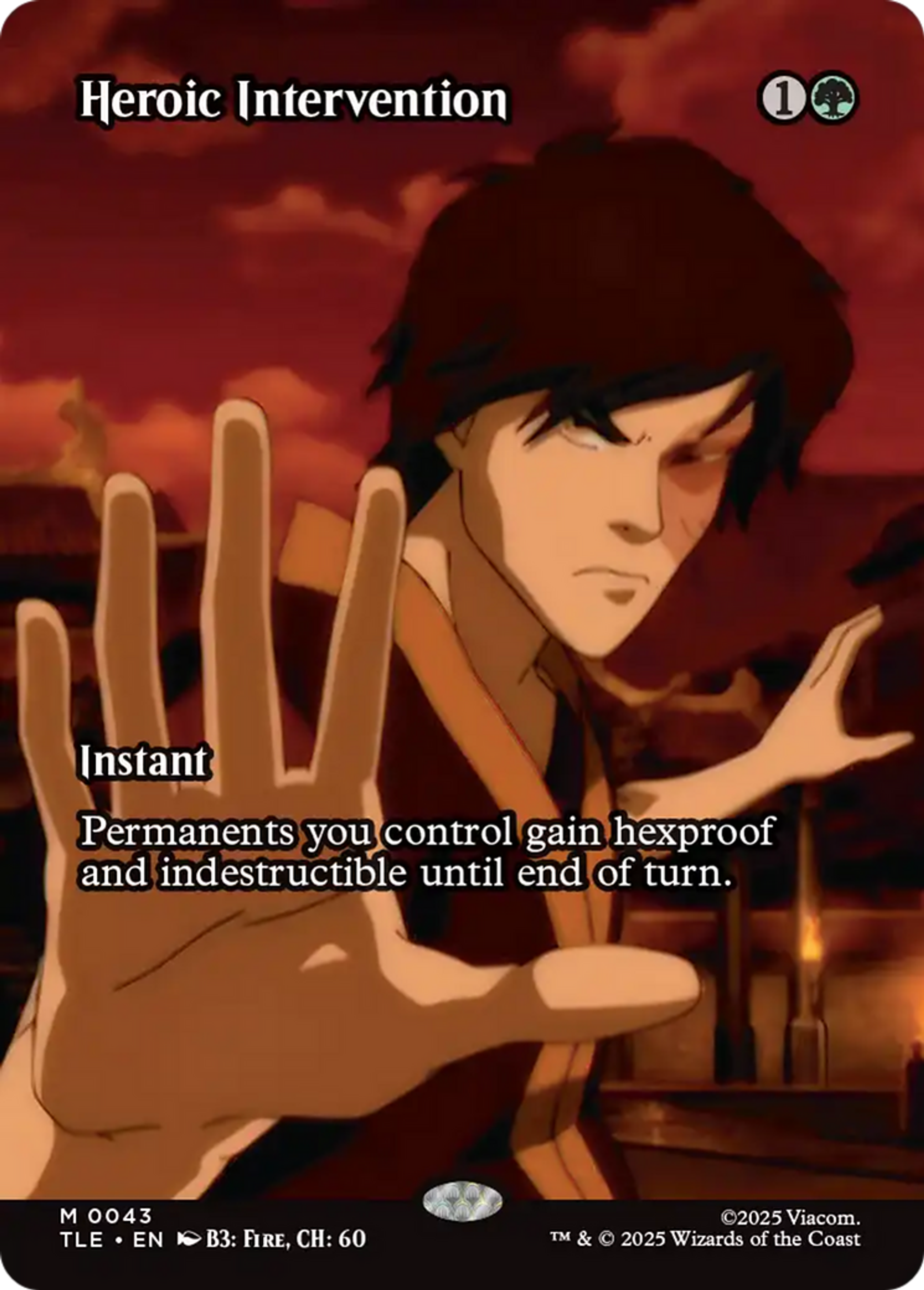 Heroic Intervention — Avatar: The Last Airbender Eternal — Magic: The Gathering