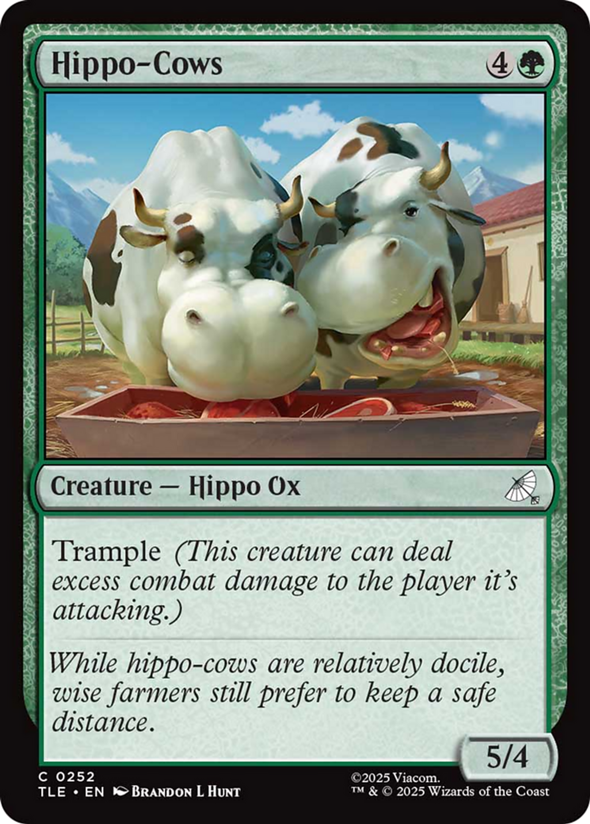 Hippo-Cows — Avatar: The Last Airbender Eternal — Magic: The Gathering