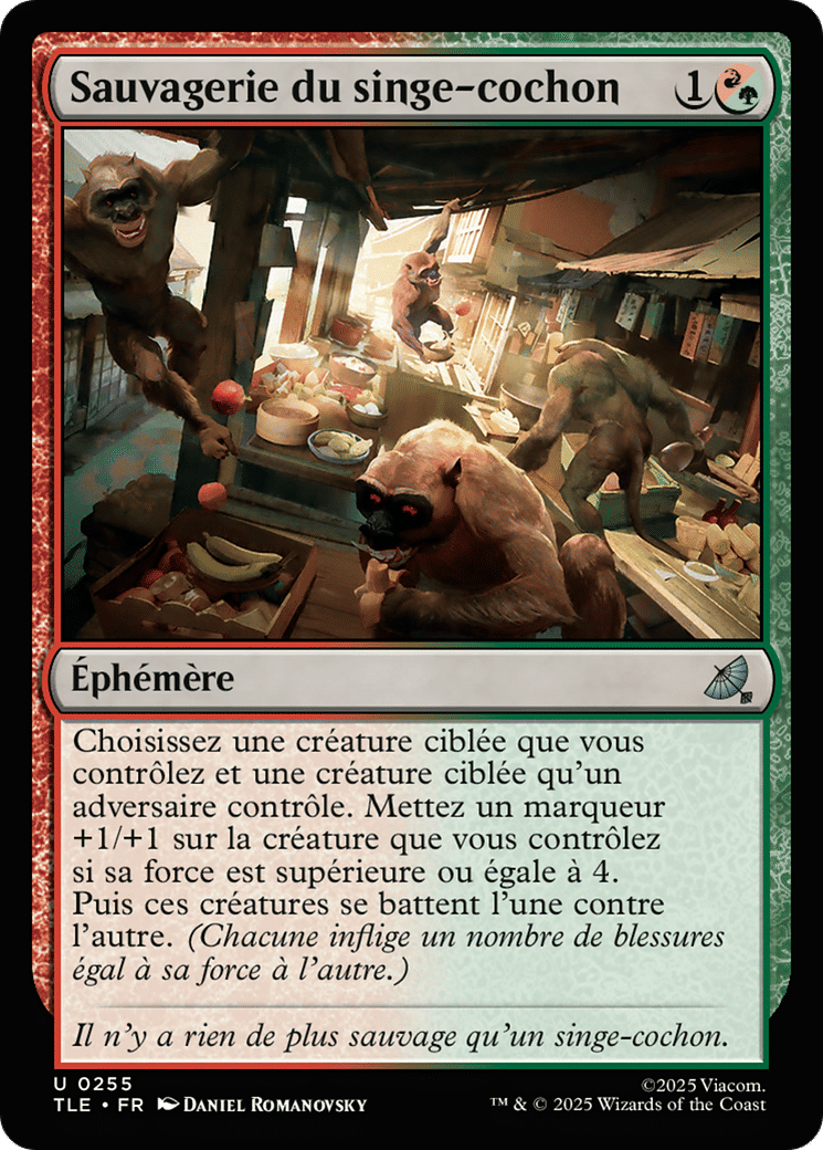 Sauvagerie du singe-cochon — Avatar: The Last Airbender Eternal — Magic: The Gathering