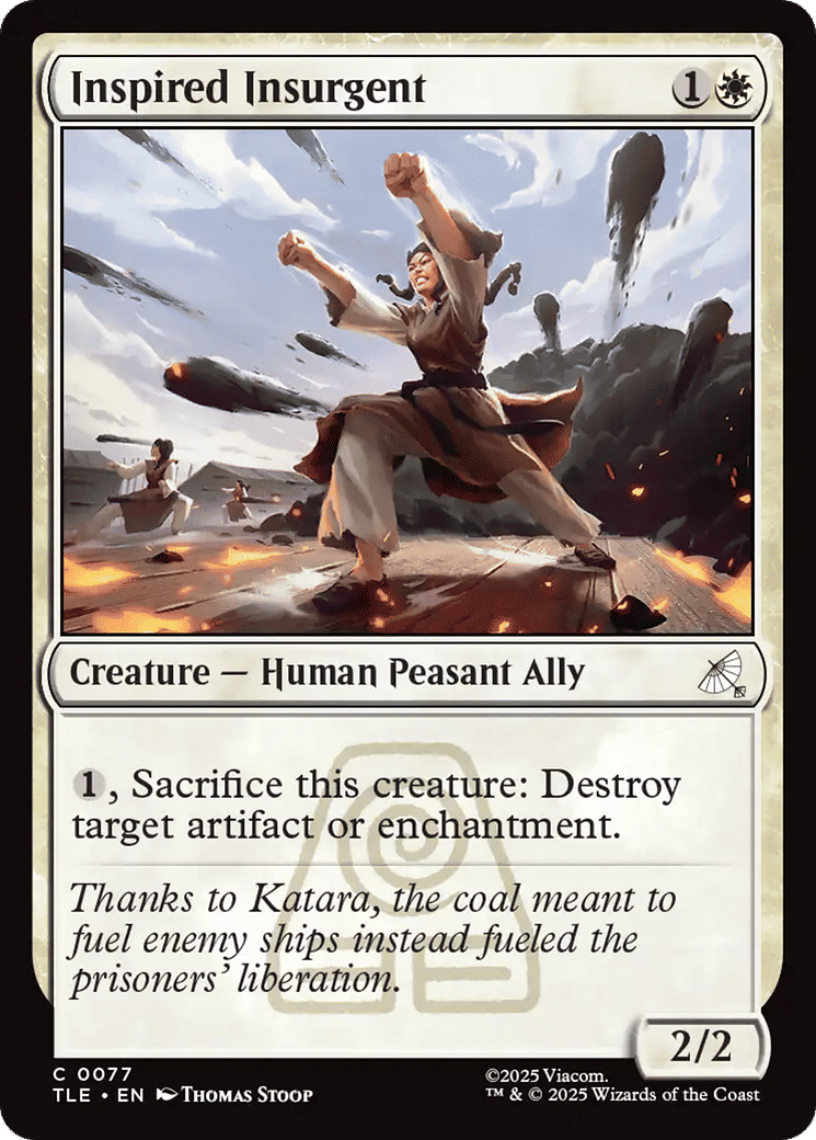 Inspired Insurgent — Avatar: The Last Airbender Eternal — Magic: The Gathering