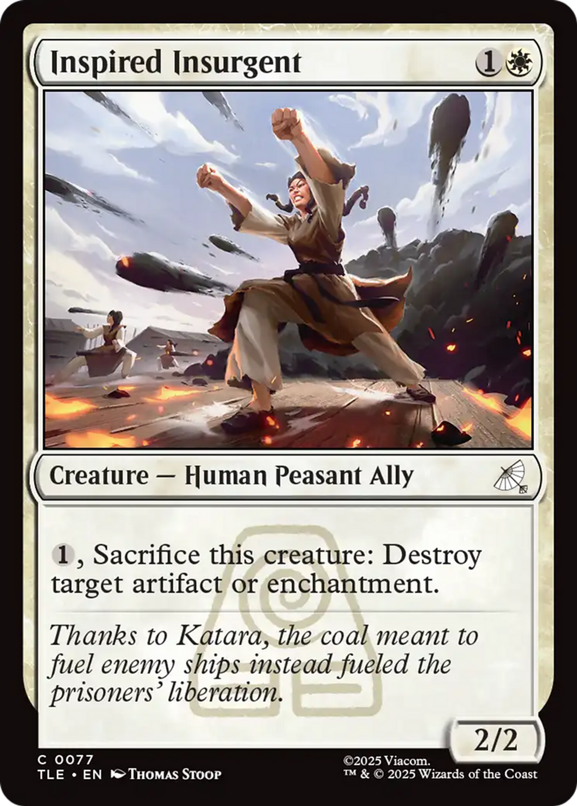 Inspired Insurgent — Avatar: The Last Airbender Eternal — Magic: The Gathering