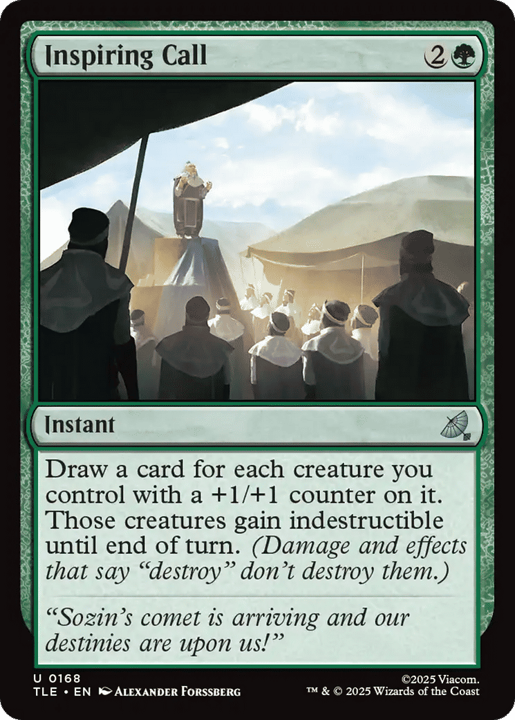 Inspiring Call — Avatar: The Last Airbender Eternal — Magic: The Gathering