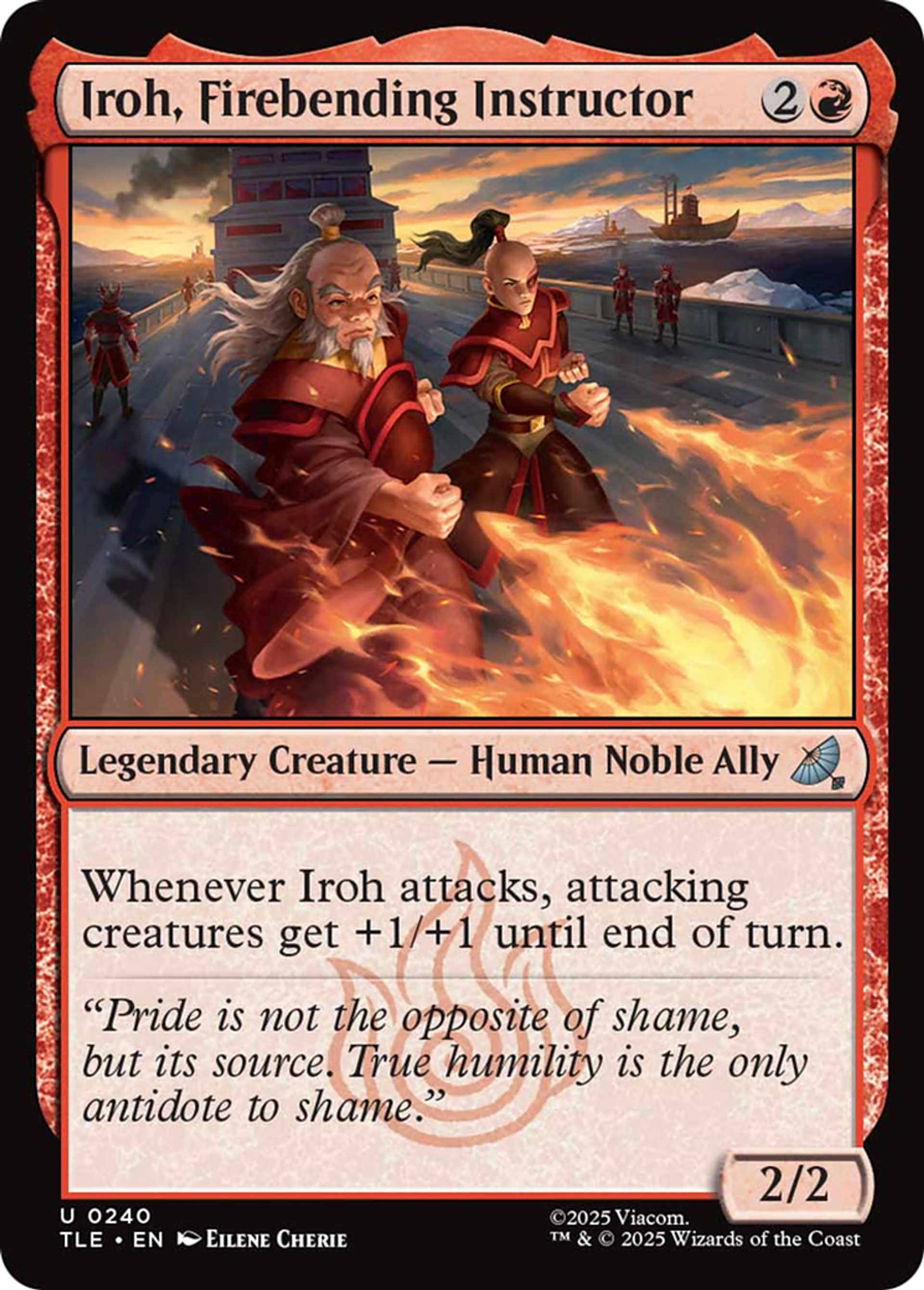 Iroh, Firebending Instructor — Avatar: The Last Airbender Eternal — Magic: The Gathering