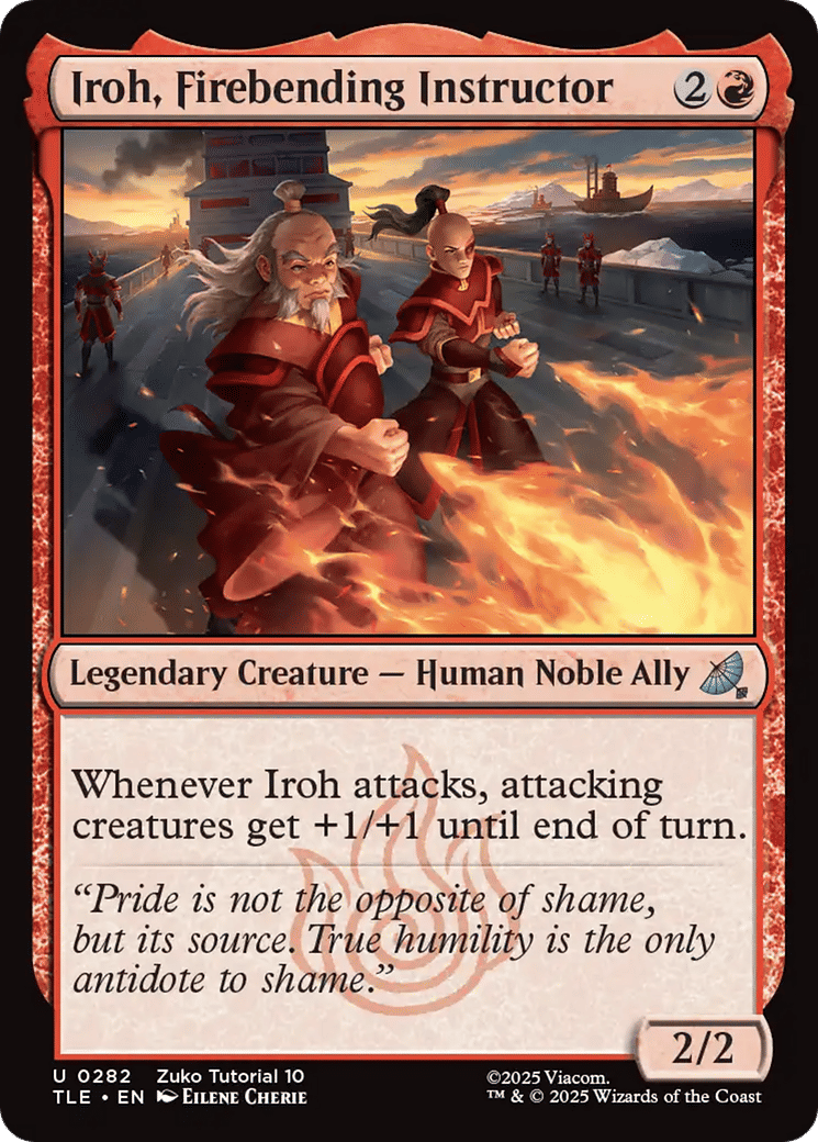 Iroh, Firebending Instructor — Avatar: The Last Airbender Eternal — Magic: The Gathering