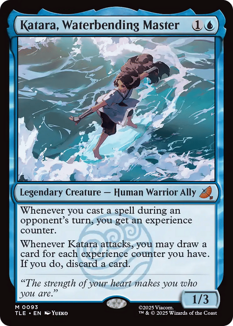 Katara, Waterbending Master from Avatar: The Last Airbender Eternal - Magic: The Gathering