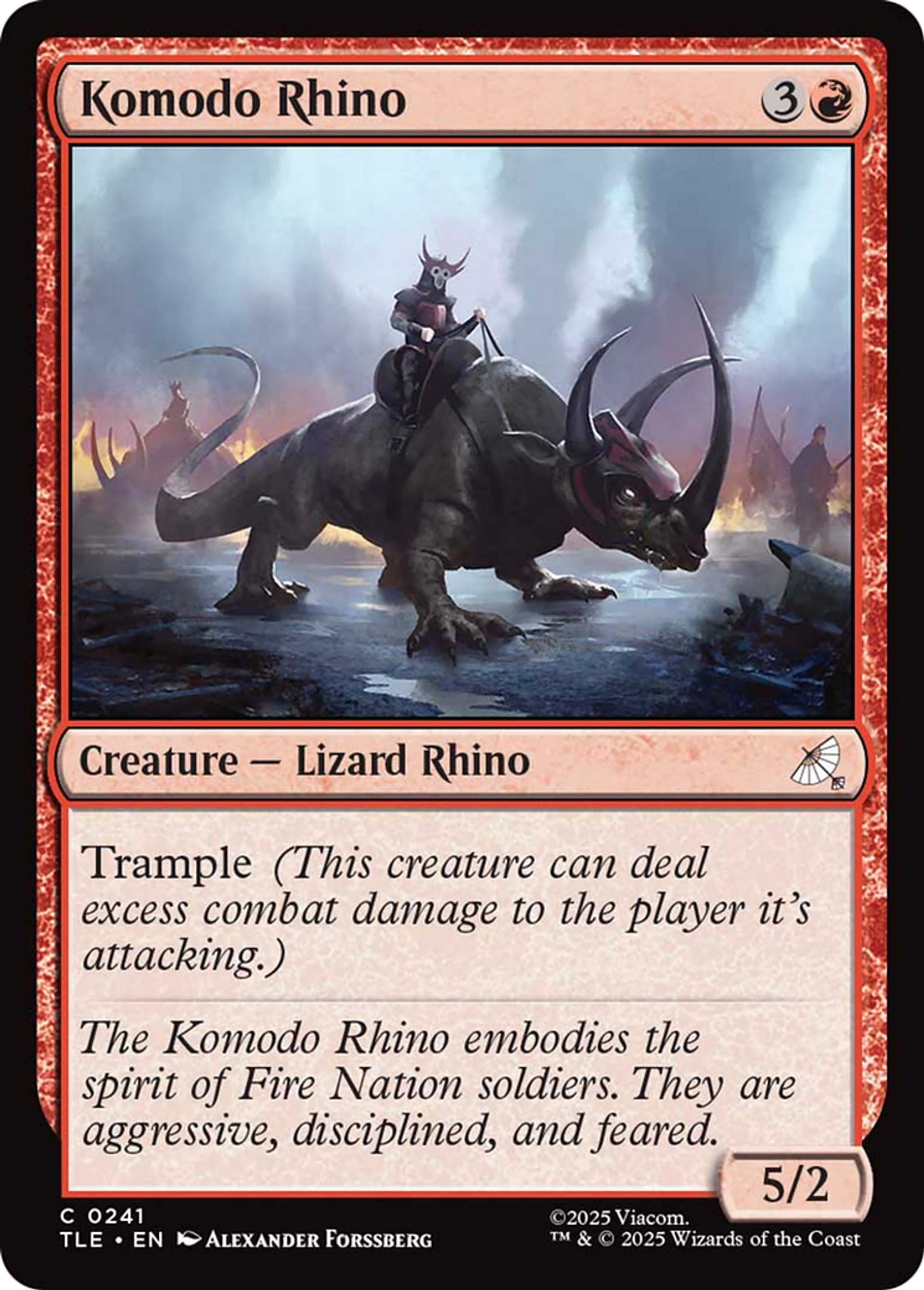 Komodo Rhino — Avatar: The Last Airbender Eternal — Magic: The Gathering