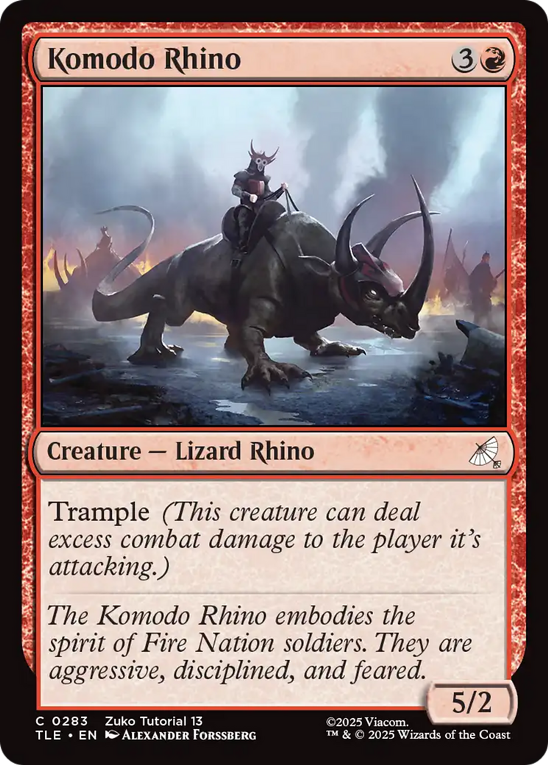 Rhino komodo — Avatar: The Last Airbender Eternal — Magic: The Gathering