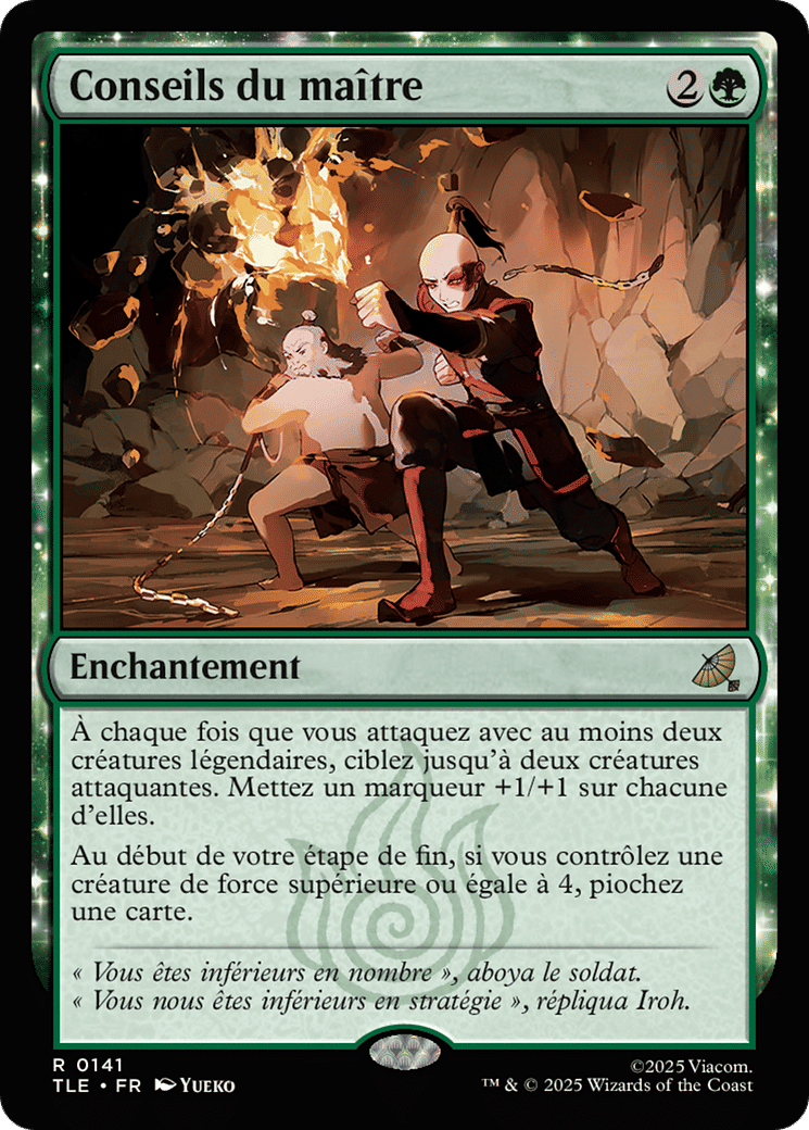 Conseils du maître — Avatar: The Last Airbender Eternal — Magic: The Gathering