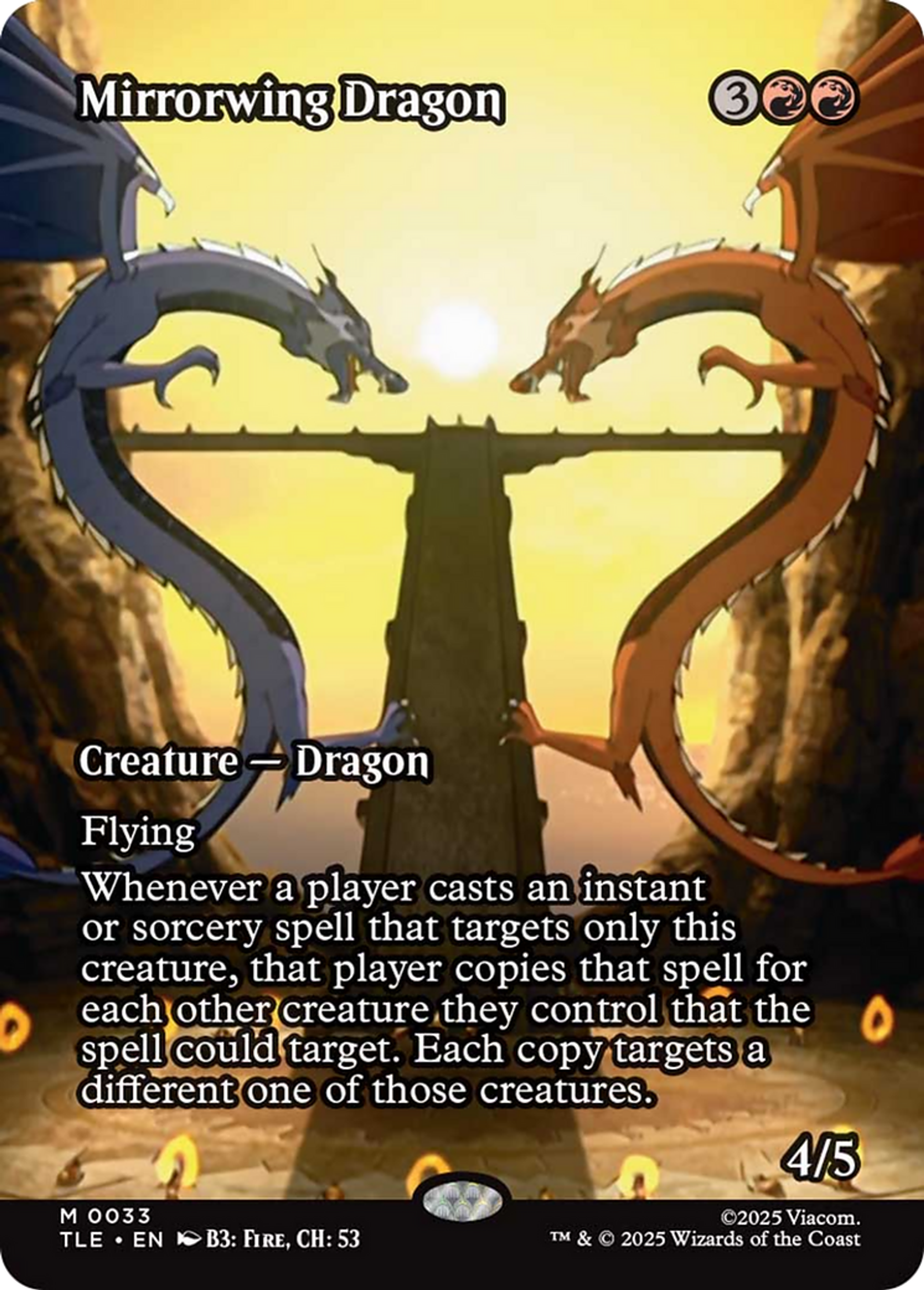 Mirrorwing Dragon — Avatar: The Last Airbender Eternal — Magic: The Gathering