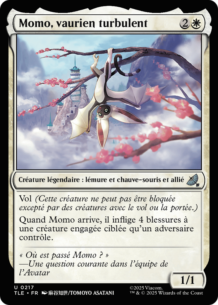 Momo, vaurien turbulent — Avatar: The Last Airbender Eternal — Magic: The Gathering