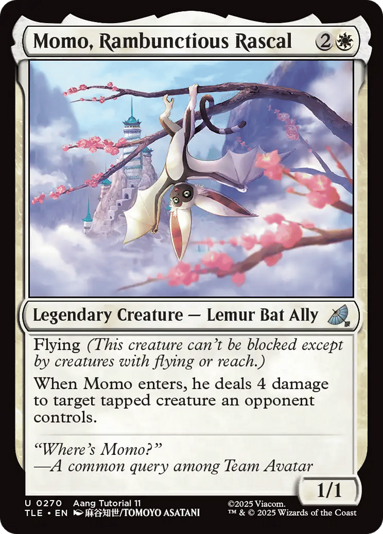 Momo, Rambunctious Rascal — Avatar: The Last Airbender Eternal — Magic: The Gathering