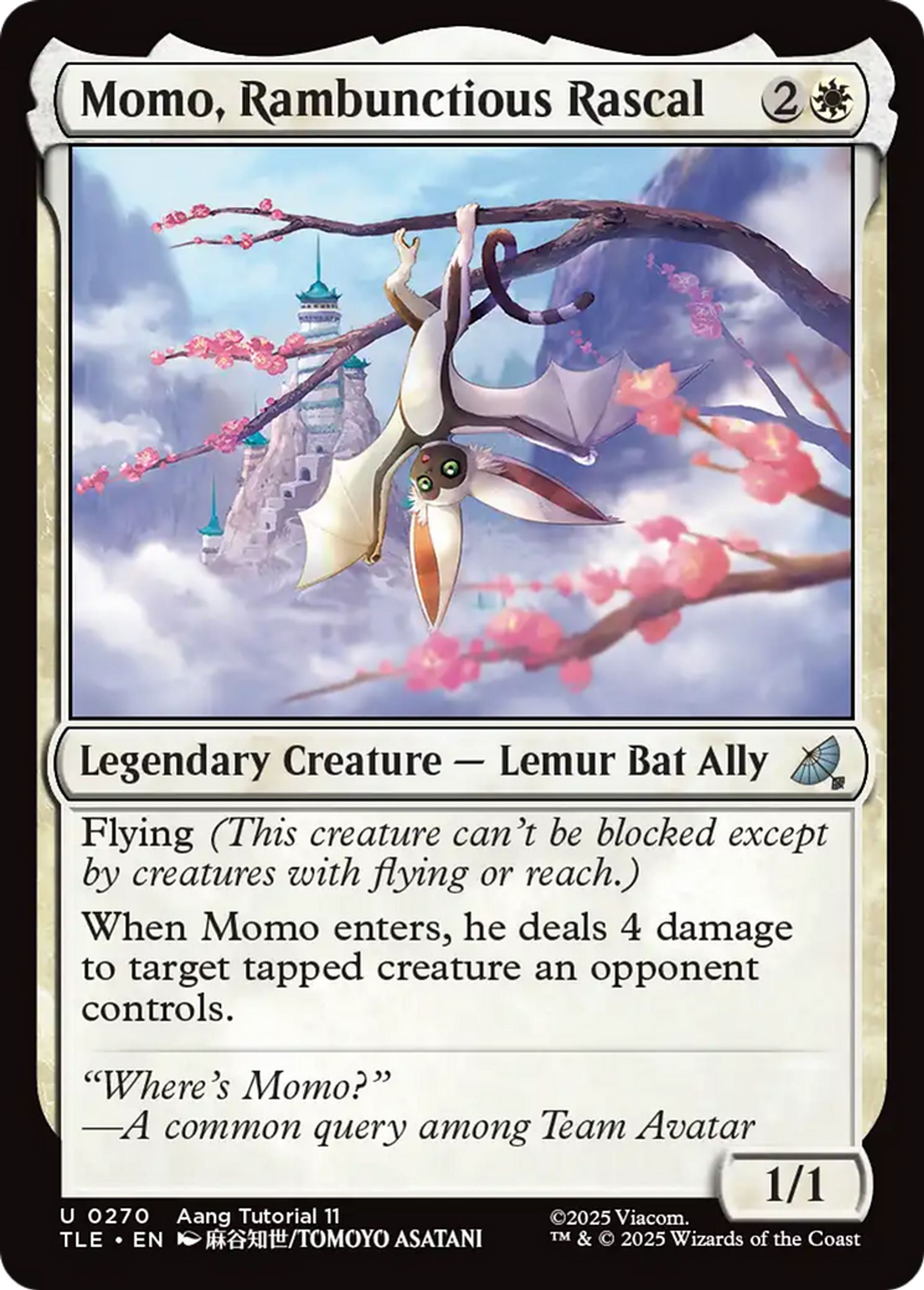Momo, vaurien turbulent — Avatar: The Last Airbender Eternal — Magic: The Gathering