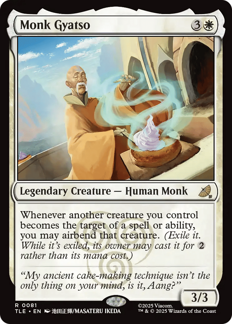 Monk Gyatso — Avatar: The Last Airbender Eternal — Magic: The Gathering