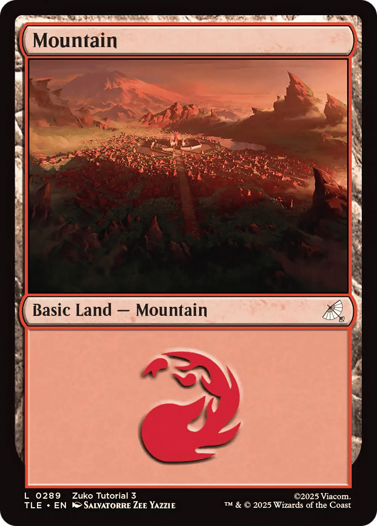 Mountain from Avatar: The Last Airbender Eternal - Magic: The Gathering