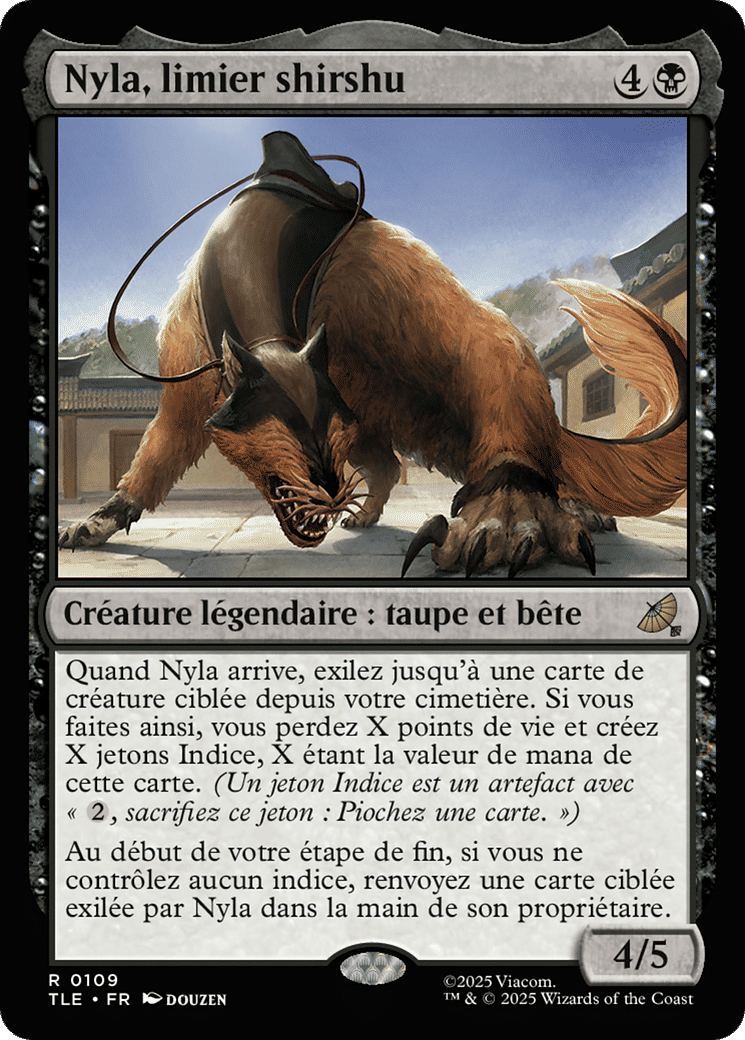 Nyla, limier shirshu — Avatar: The Last Airbender Eternal — Magic: The Gathering
