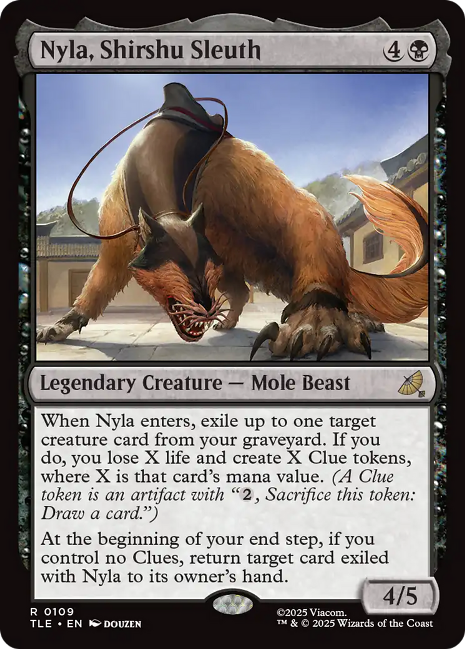 Nyla, limier shirshu — Avatar: The Last Airbender Eternal — Magic: The Gathering