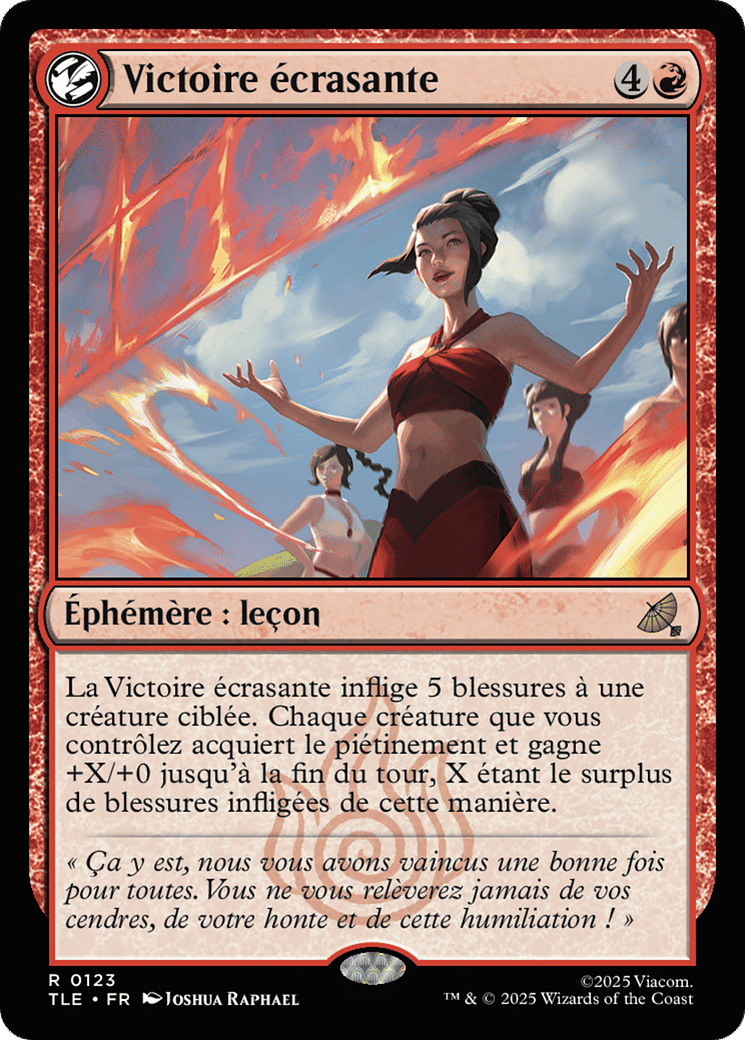 Victoire écrasante from Avatar: The Last Airbender Eternal - Magic: The Gathering