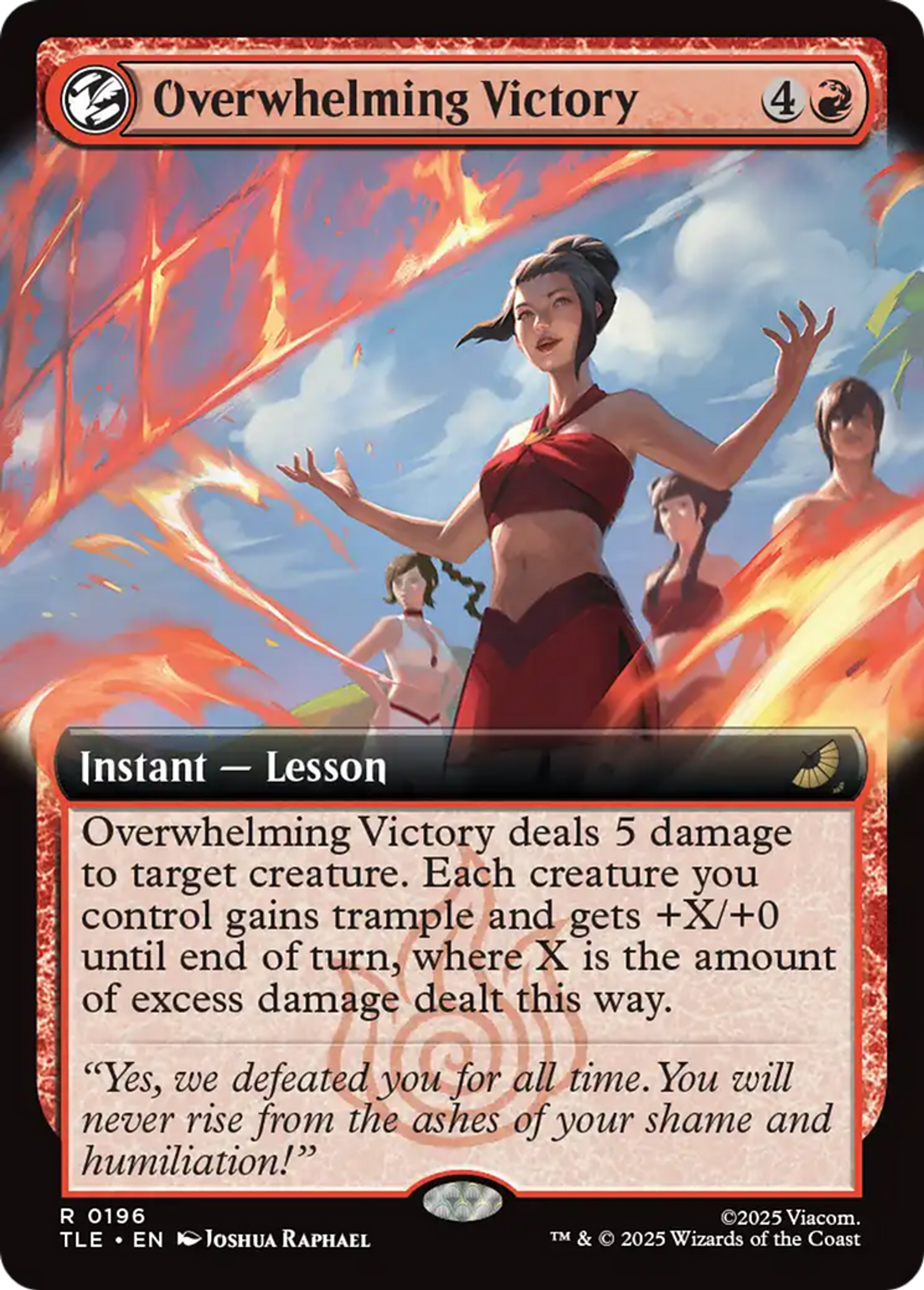 Overwhelming Victory — Avatar: The Last Airbender Eternal — Magic: The Gathering