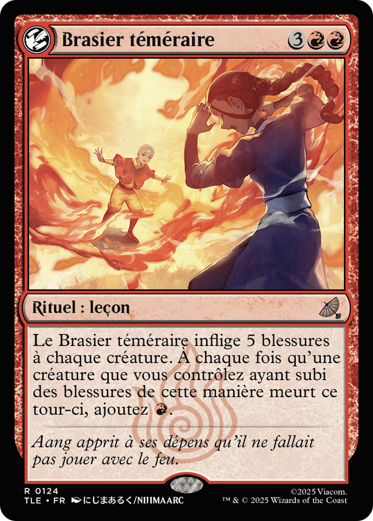 Brasier téméraire — Avatar: The Last Airbender Eternal — Magic: The Gathering