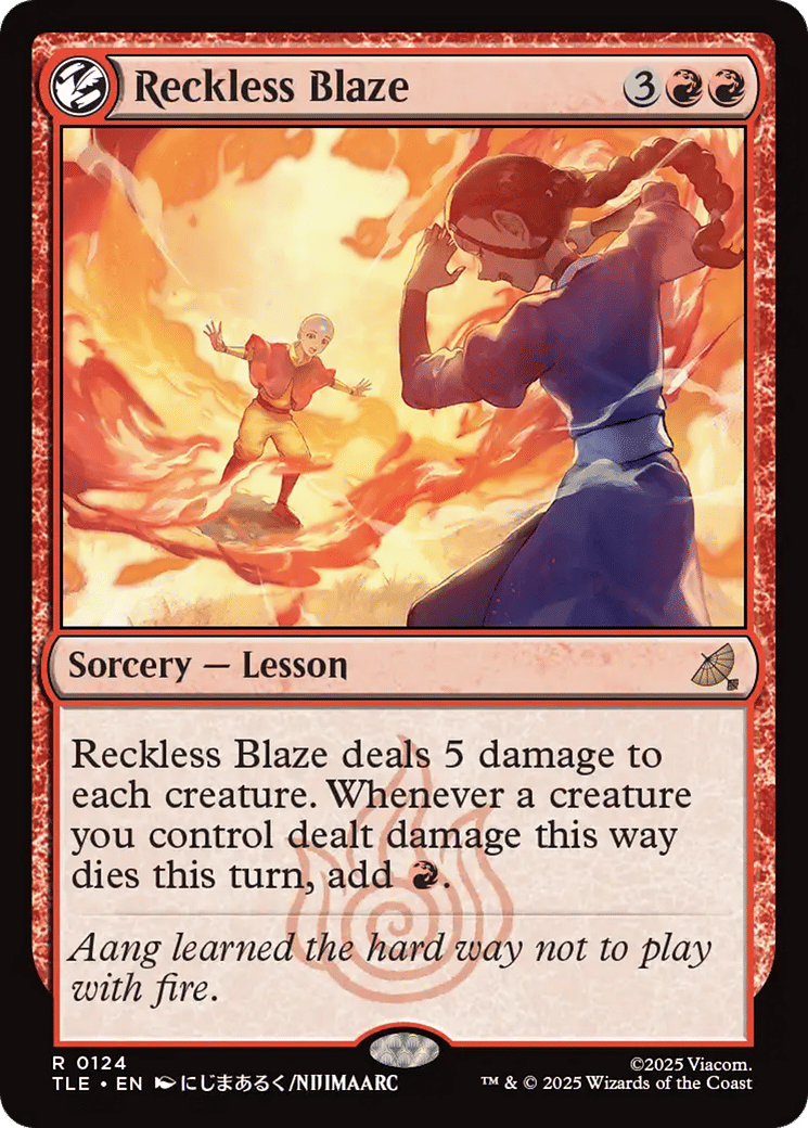 Reckless Blaze — Avatar: The Last Airbender Eternal — Magic: The Gathering