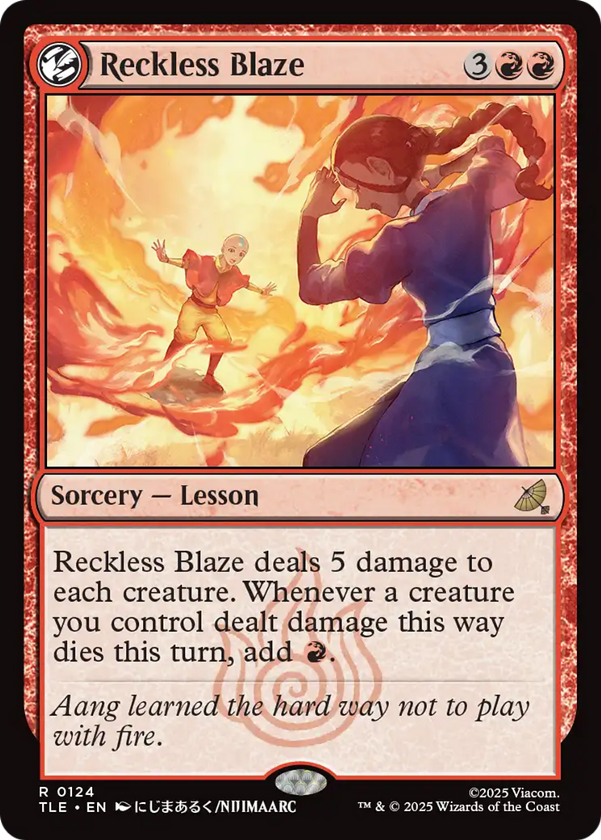 Reckless Blaze — Avatar: The Last Airbender Eternal — Magic: The Gathering