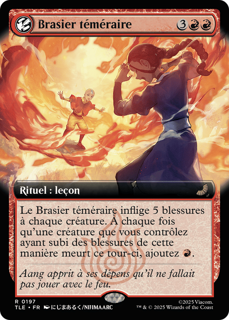 Brasier téméraire — Avatar: The Last Airbender Eternal — Magic: The Gathering