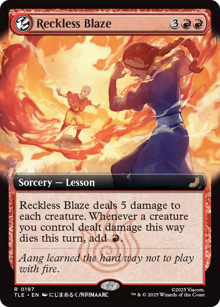 Reckless Blaze — Avatar: The Last Airbender Eternal — Magic: The Gathering