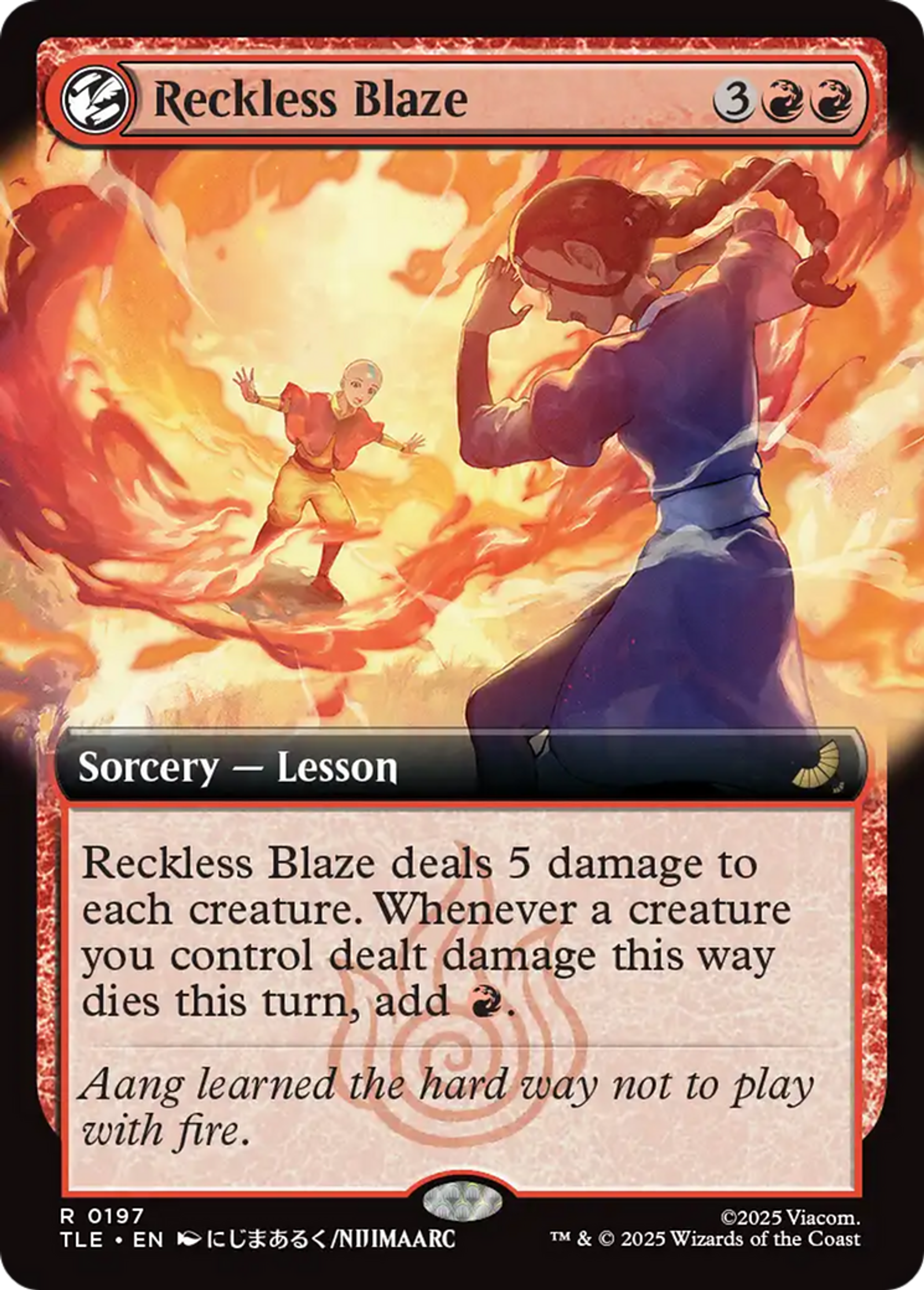 Reckless Blaze — Avatar: The Last Airbender Eternal — Magic: The Gathering