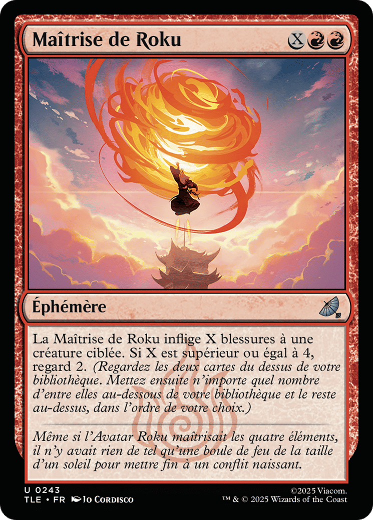 Maîtrise de Roku — Avatar: The Last Airbender Eternal — Magic: The Gathering