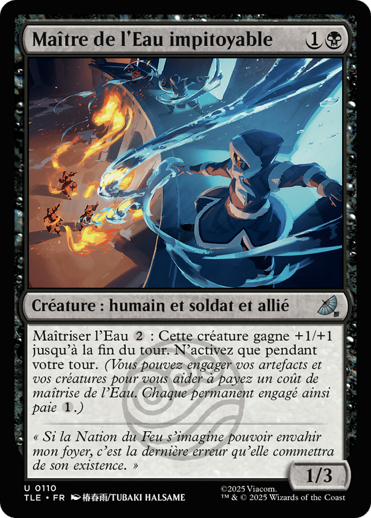 Maître de l'Eau impitoyable — Avatar: The Last Airbender Eternal — Magic: The Gathering