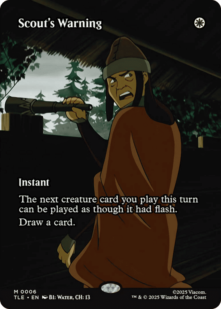 Scout's Warning — Avatar: The Last Airbender Eternal — Magic: The Gathering