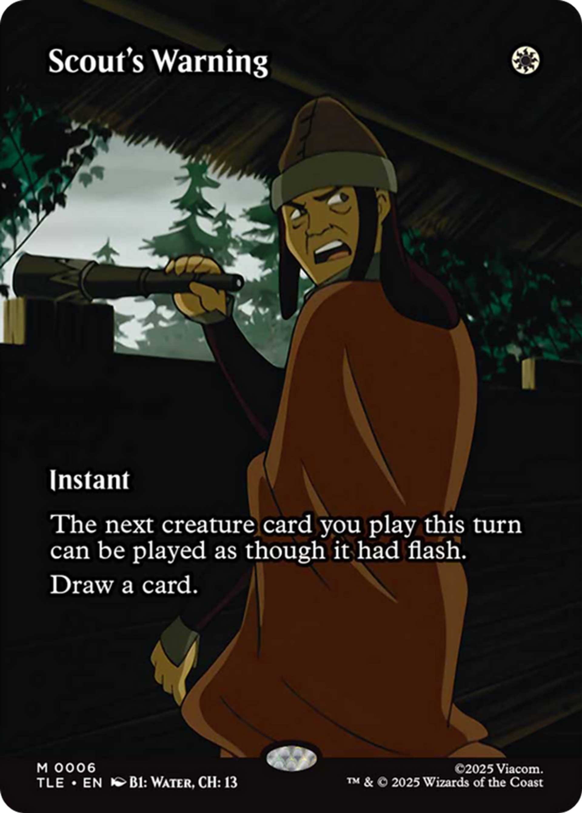 Scout's Warning — Avatar: The Last Airbender Eternal — Magic: The Gathering