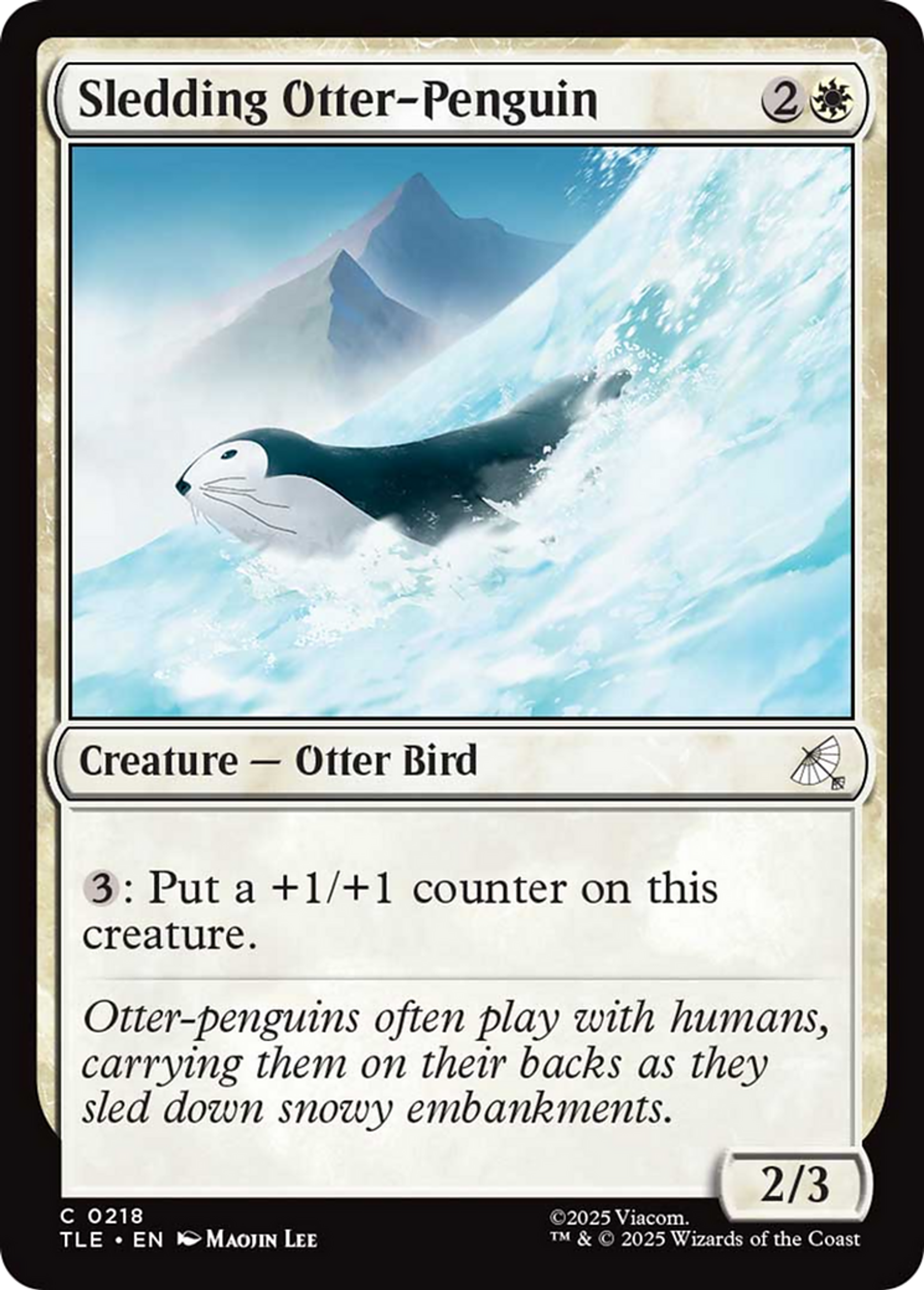 Sledding Otter-Penguin — Avatar: The Last Airbender Eternal — Magic: The Gathering
