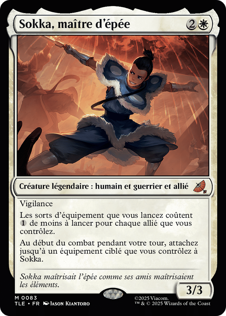 Sokka, maître d'épée — Avatar: The Last Airbender Eternal — Magic: The Gathering