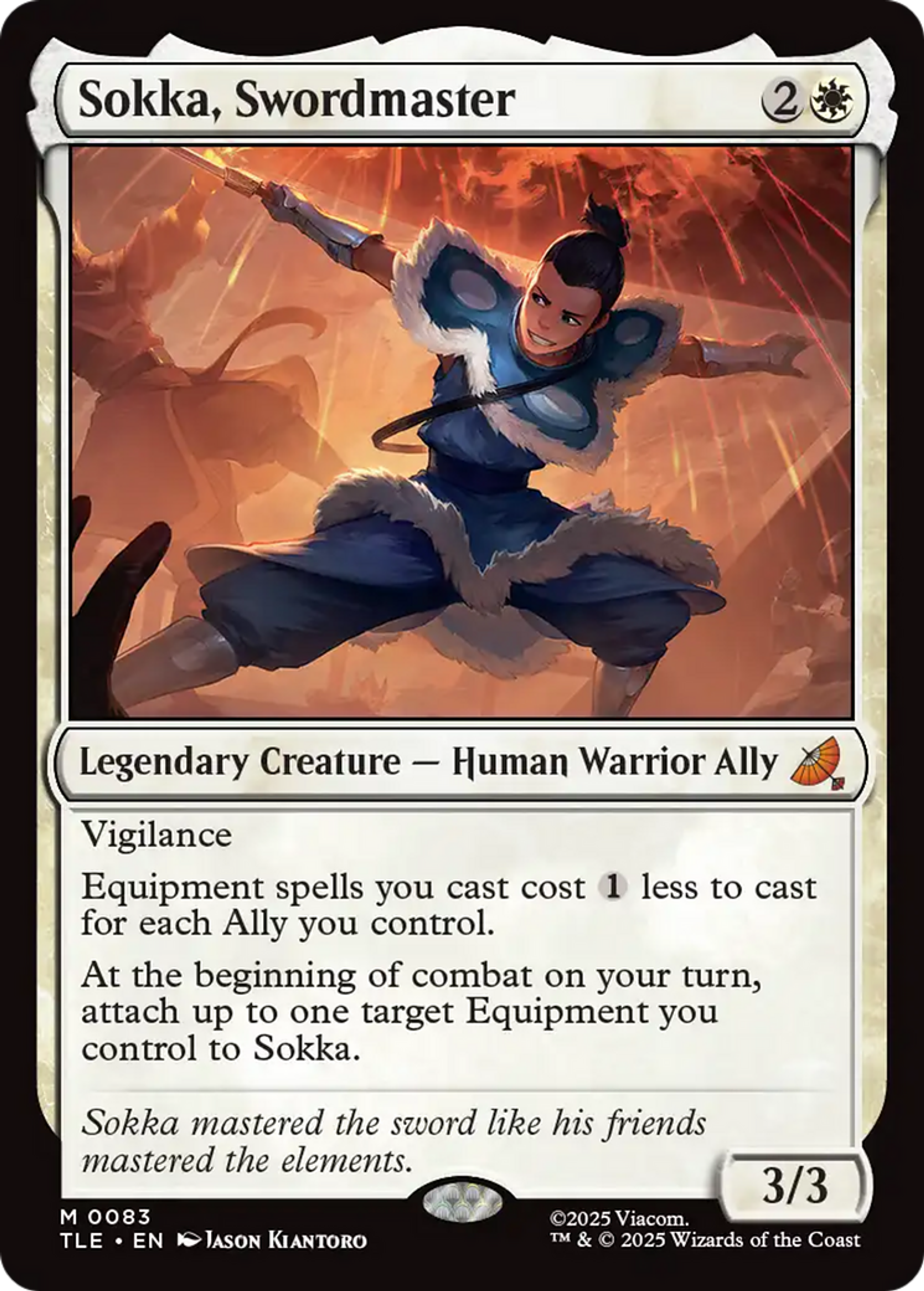 Sokka, Swordmaster — Avatar: The Last Airbender Eternal — Magic: The Gathering