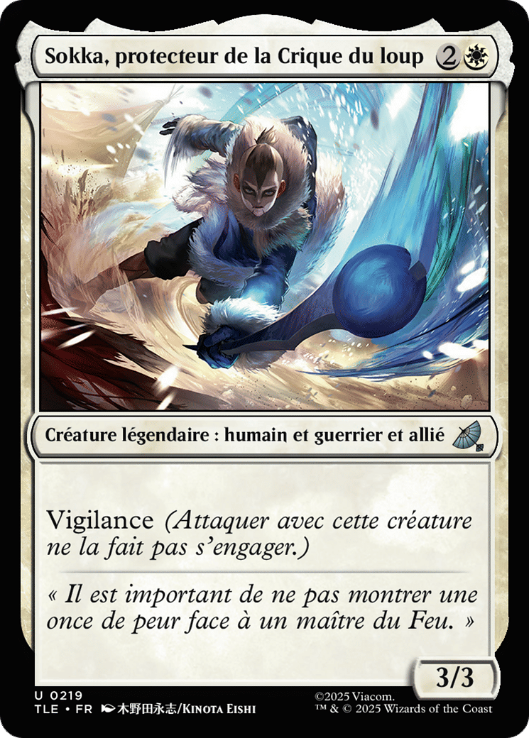 Sokka, protecteur de la Crique du loup — Avatar: The Last Airbender Eternal — Magic: The Gathering
