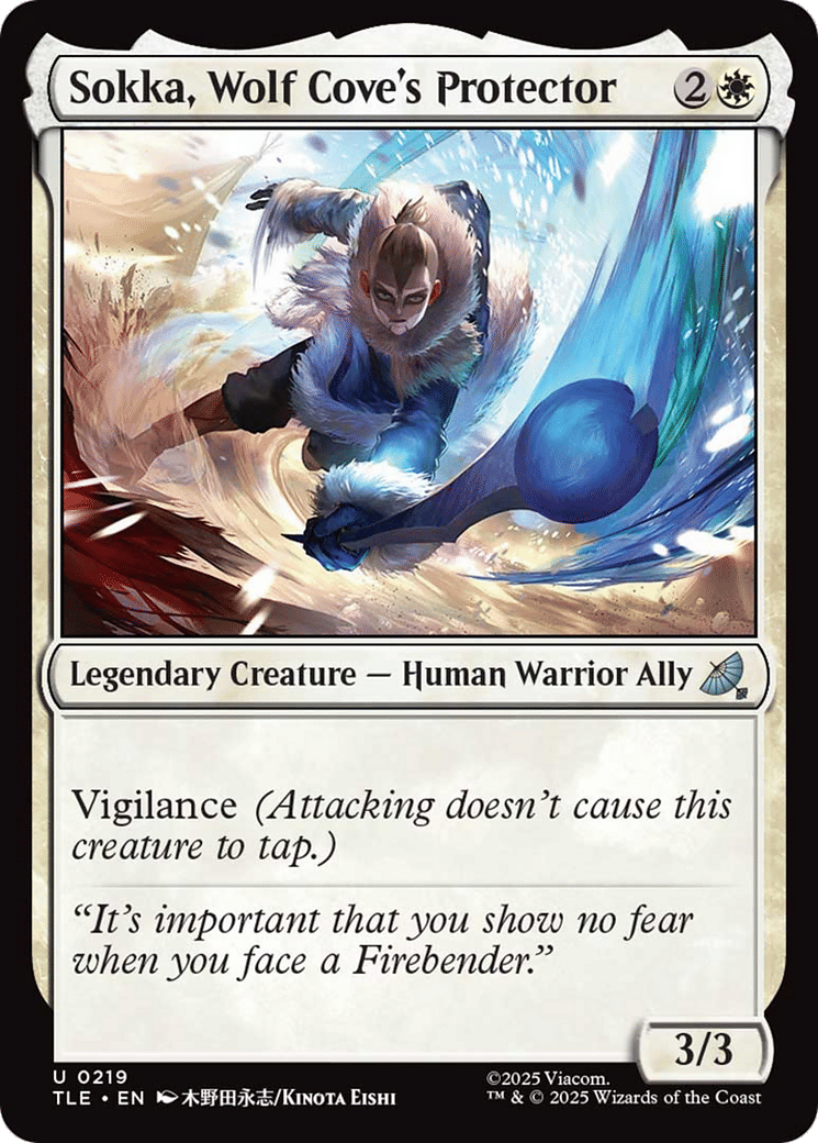 Sokka, Wolf Cove's Protector — Avatar: The Last Airbender Eternal — Magic: The Gathering