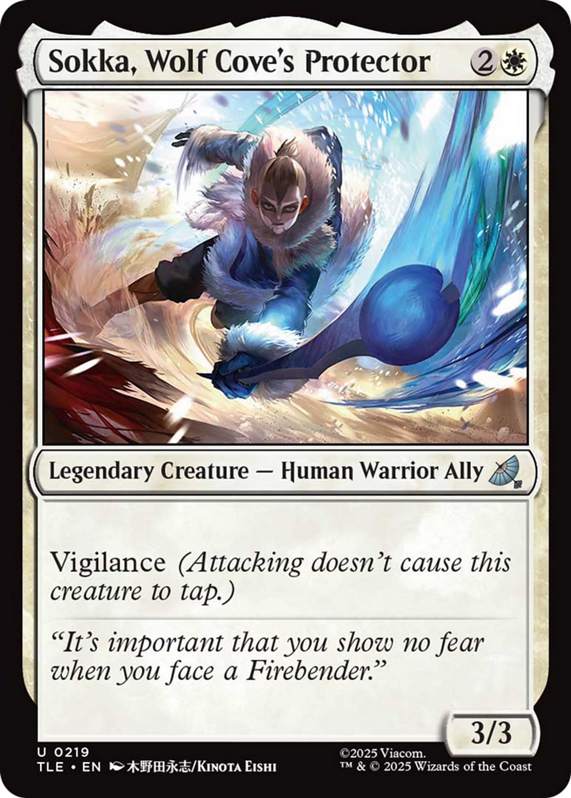 Sokka, Wolf Cove's Protector — Avatar: The Last Airbender Eternal — Magic: The Gathering