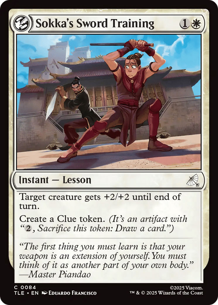 Sokka's Sword Training — Avatar: The Last Airbender Eternal — Magic: The Gathering