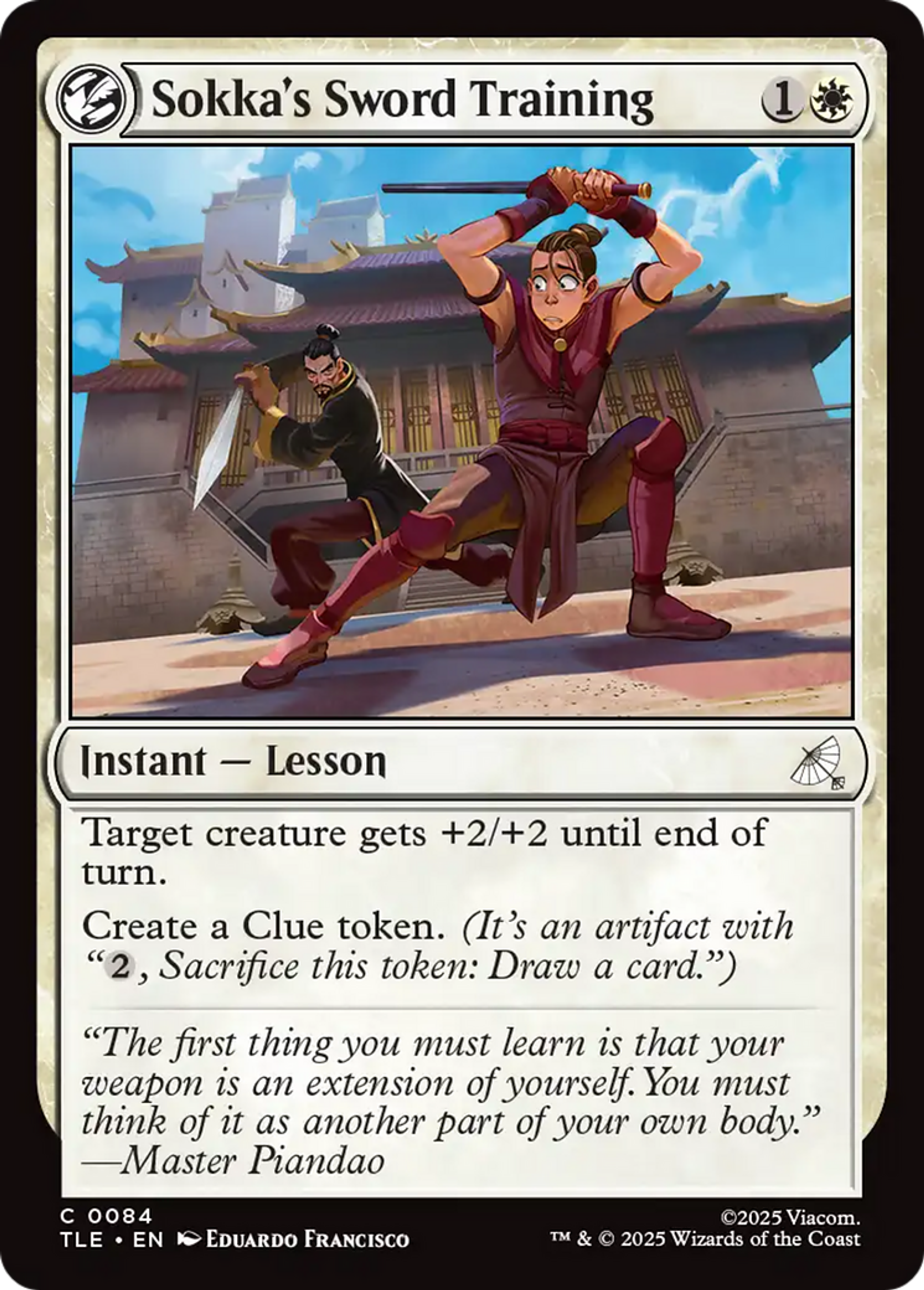 Sokka's Sword Training — Avatar: The Last Airbender Eternal — Magic: The Gathering