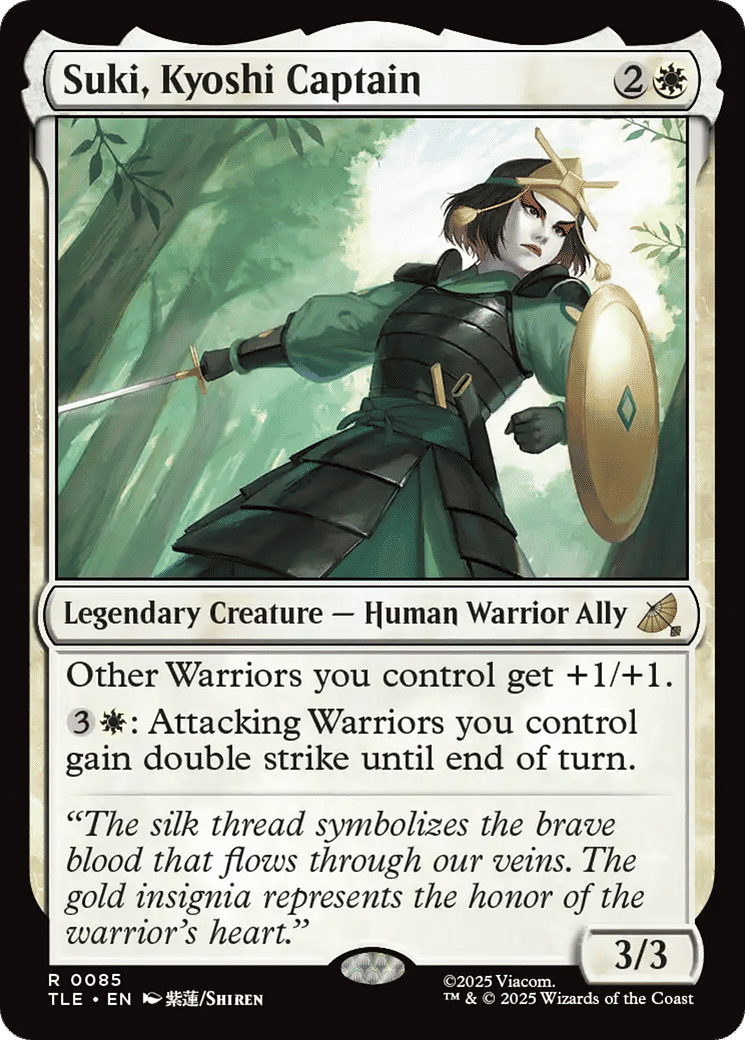 Suki, Kyoshi Captain — Avatar: The Last Airbender Eternal — Magic: The Gathering