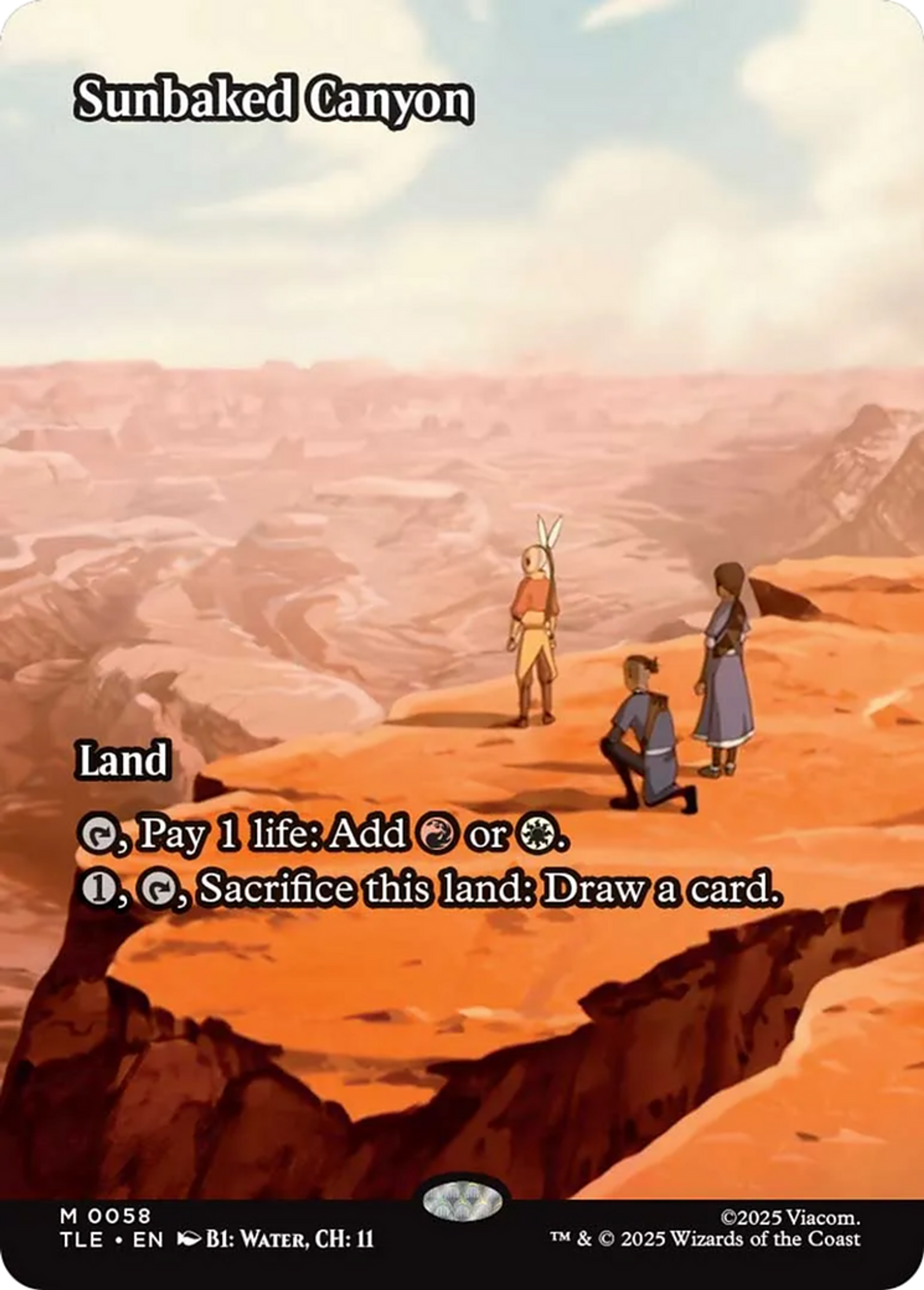 Canyon séché par le soleil — Avatar: The Last Airbender Eternal — Magic: The Gathering