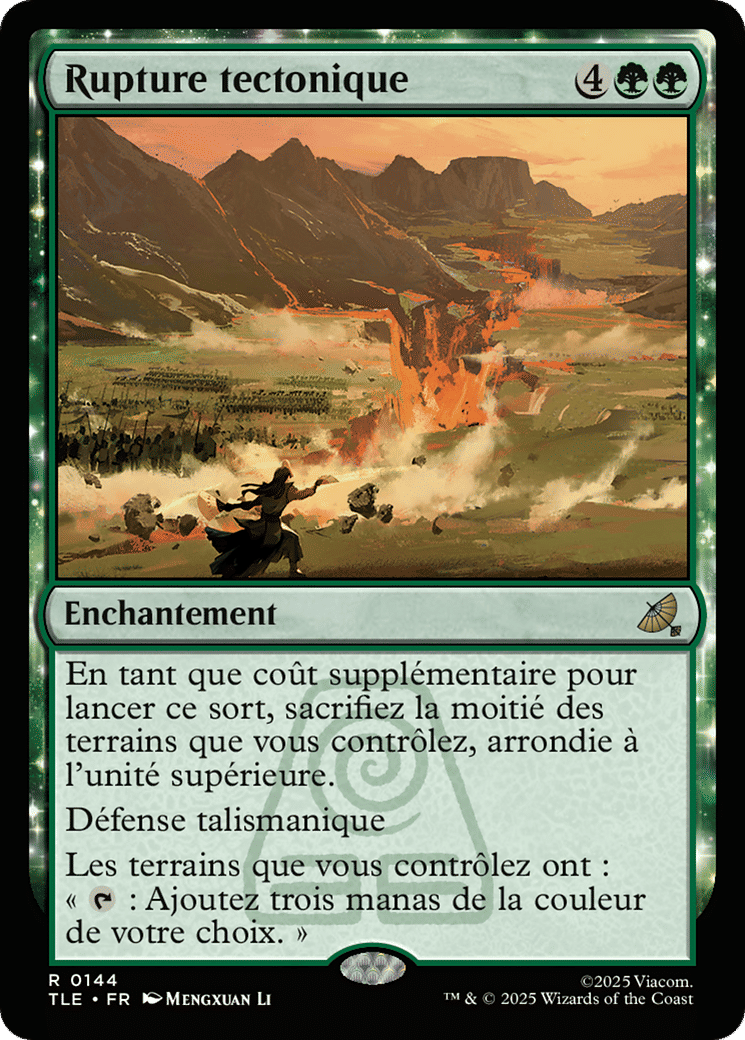 Rupture tectonique — Avatar: The Last Airbender Eternal — Magic: The Gathering