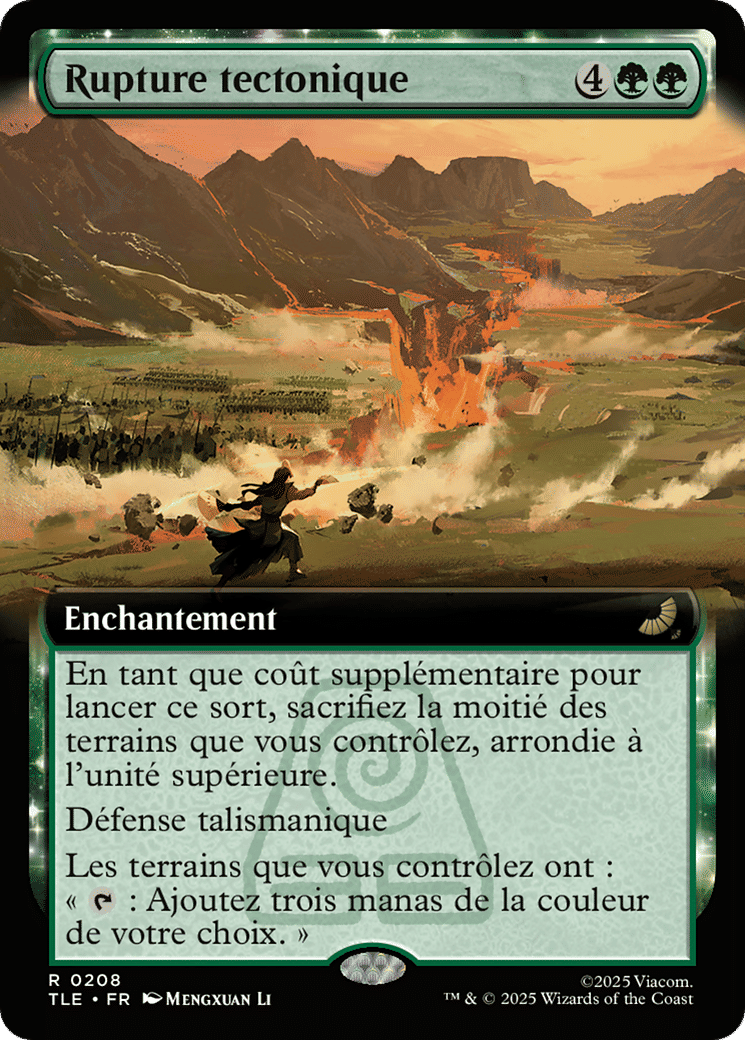 Rupture tectonique — Avatar: The Last Airbender Eternal — Magic: The Gathering