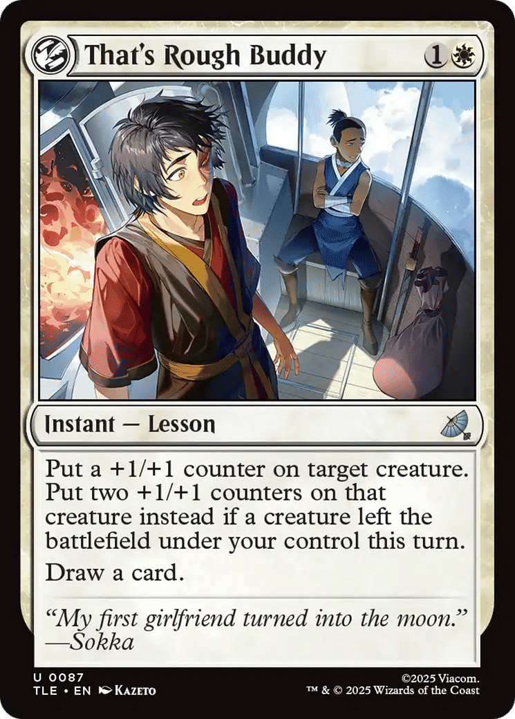 That's Rough Buddy — Avatar: The Last Airbender Eternal — Magic: The Gathering