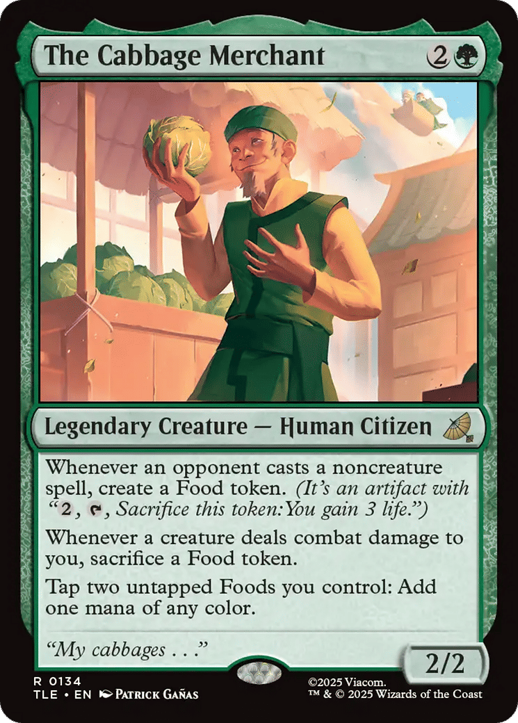 The Cabbage Merchant — Avatar: The Last Airbender Eternal — Magic: The Gathering