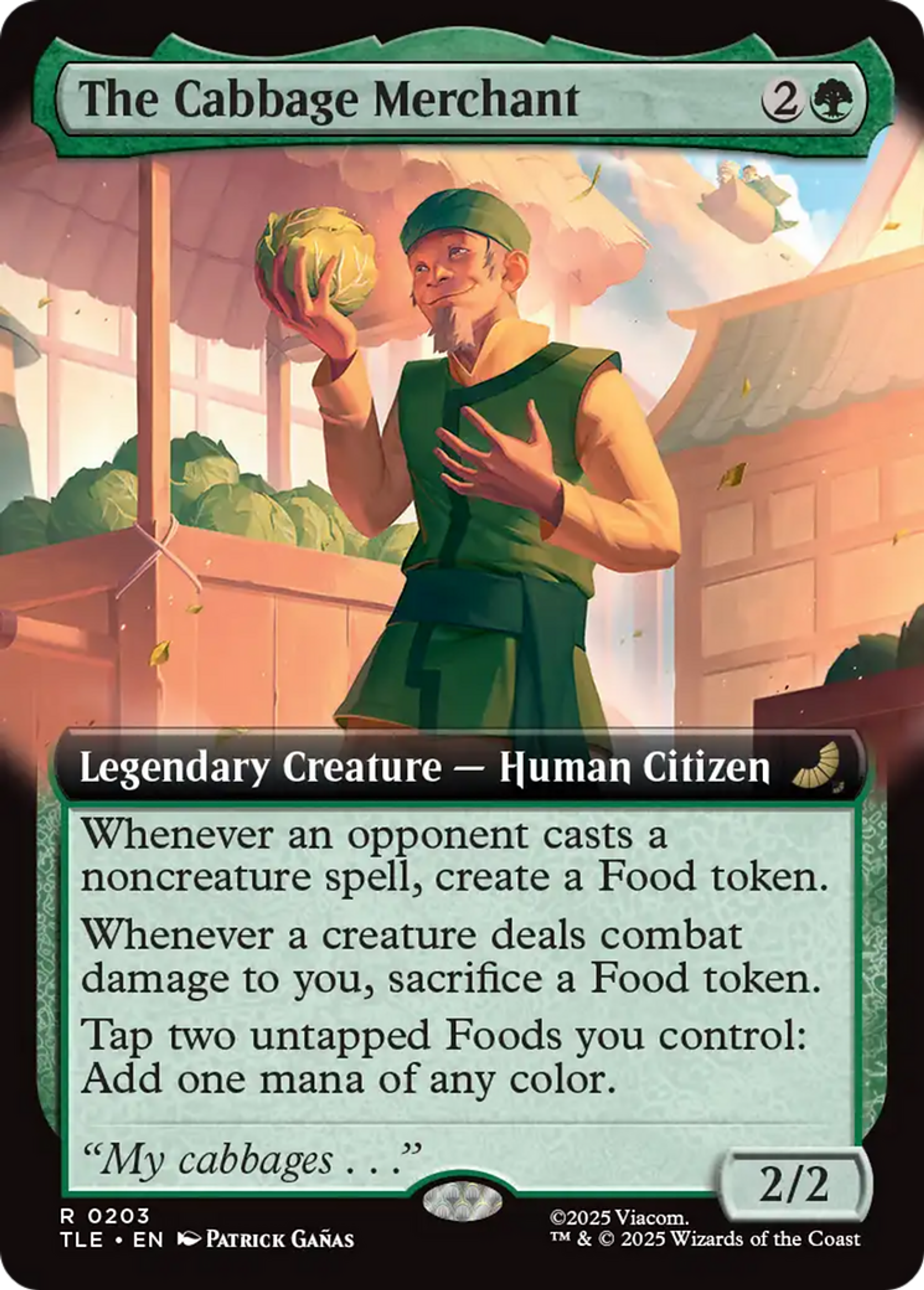 Le marchand de choux — Avatar: The Last Airbender Eternal — Magic: The Gathering