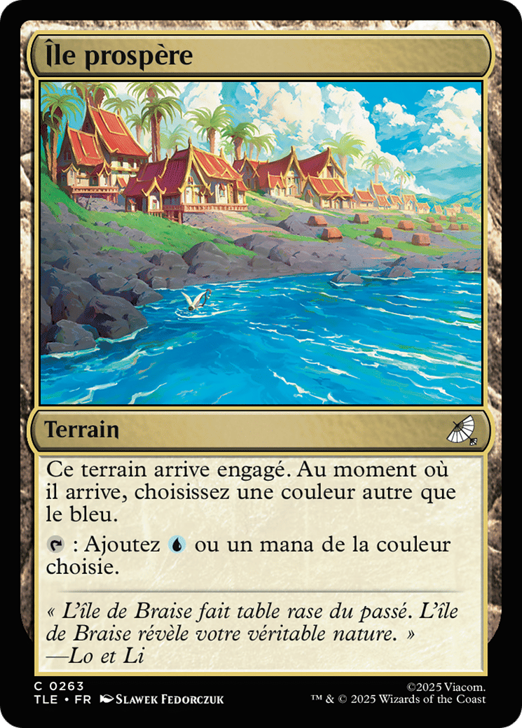 Île prospère — Avatar: The Last Airbender Eternal — Magic: The Gathering