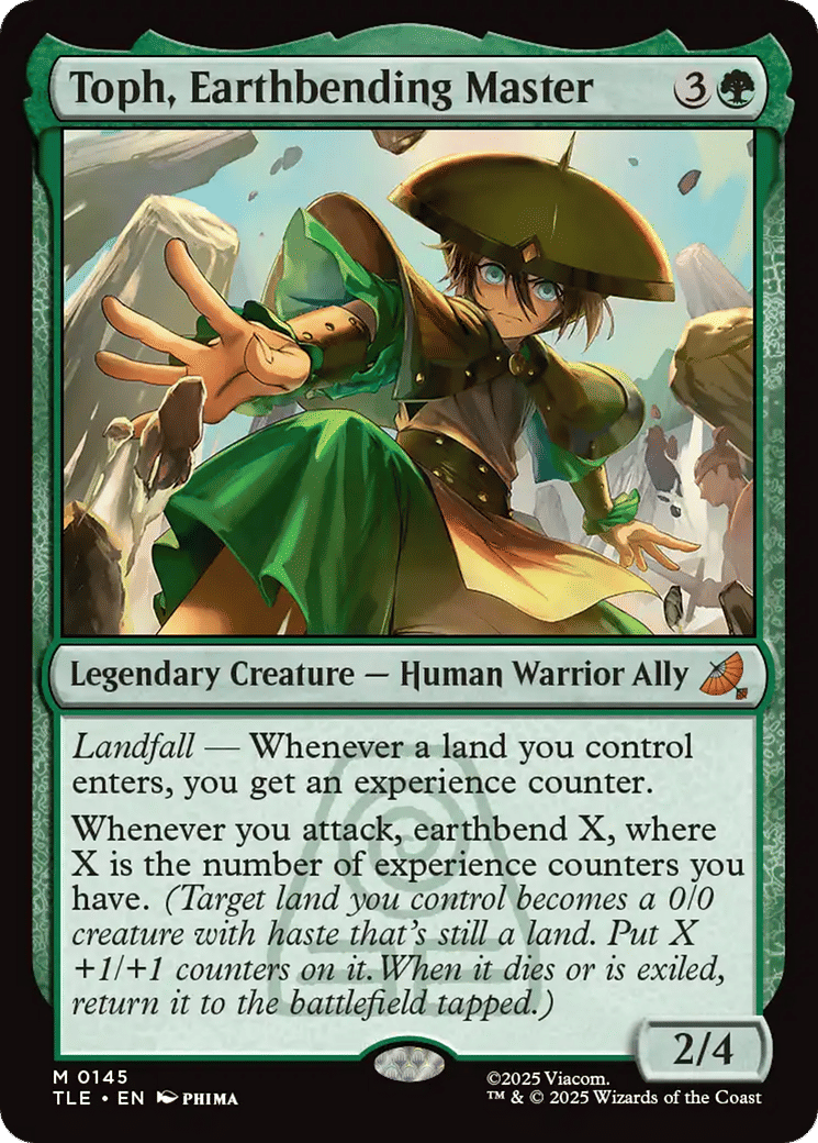 Toph, Earthbending Master — Avatar: The Last Airbender Eternal — Magic: The Gathering
